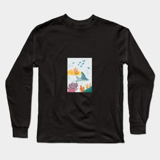 Beach Stingray Long Sleeve T-Shirt